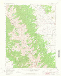 Electric Peak Colorado Historical topographic map, 1:62500 scale, 15 X 15 Minute, Year 1959