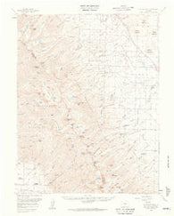 Electric Peak Colorado Historical topographic map, 1:62500 scale, 15 X 15 Minute, Year 1959