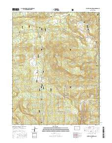 Electric Mountain Colorado Current topographic map, 1:24000 scale, 7.5 X 7.5 Minute, Year 2016