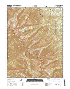 Electric Peak Colorado Current topographic map, 1:24000 scale, 7.5 X 7.5 Minute, Year 2016