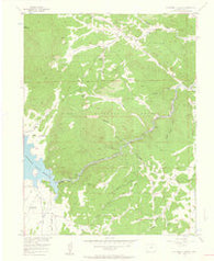 Elevenmile Canyon Colorado Historical topographic map, 1:24000 scale, 7.5 X 7.5 Minute, Year 1956