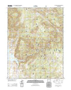 Elevenmile Canyon Colorado Historical topographic map, 1:24000 scale, 7.5 X 7.5 Minute, Year 2013