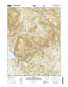 Elevenmile Canyon Colorado Current topographic map, 1:24000 scale, 7.5 X 7.5 Minute, Year 2016