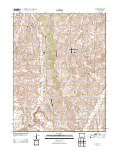 Elizabeth Colorado Historical topographic map, 1:24000 scale, 7.5 X 7.5 Minute, Year 2013