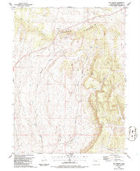Elk Springs Colorado Historical topographic map, 1:24000 scale, 7.5 X 7.5 Minute, Year 1986
