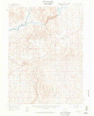 Elk Springs Colorado Historical topographic map, 1:62500 scale, 15 X 15 Minute, Year 1960