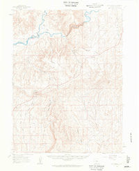 Elk Springs Colorado Historical topographic map, 1:62500 scale, 15 X 15 Minute, Year 1960