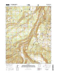 Elk Park Colorado Current topographic map, 1:24000 scale, 7.5 X 7.5 Minute, Year 2016