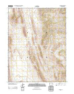 Elkhorn Colorado Historical topographic map, 1:24000 scale, 7.5 X 7.5 Minute, Year 2013