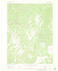 Elkhorn Mountain Colorado Historical topographic map, 1:24000 scale, 7.5 X 7.5 Minute, Year 1962