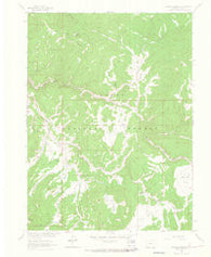 Elkhorn Mountain Colorado Historical topographic map, 1:24000 scale, 7.5 X 7.5 Minute, Year 1962