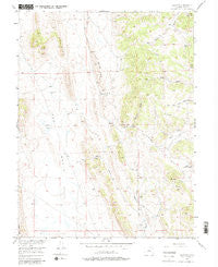 Elkhorn Colorado Historical topographic map, 1:24000 scale, 7.5 X 7.5 Minute, Year 1956
