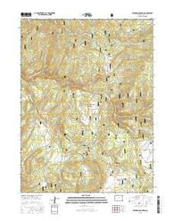 Elkhorn Mountain Colorado Current topographic map, 1:24000 scale, 7.5 X 7.5 Minute, Year 2016