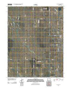 Ellicott Colorado Historical topographic map, 1:24000 scale, 7.5 X 7.5 Minute, Year 2010