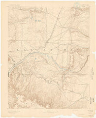 Elmoro Colorado Historical topographic map, 1:125000 scale, 30 X 30 Minute, Year 1892