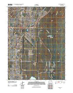 Elsmere Colorado Historical topographic map, 1:24000 scale, 7.5 X 7.5 Minute, Year 2010