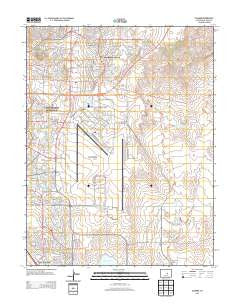Elsmere Colorado Historical topographic map, 1:24000 scale, 7.5 X 7.5 Minute, Year 2013