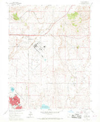 Elsmere Colorado Historical topographic map, 1:24000 scale, 7.5 X 7.5 Minute, Year 1961