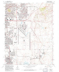 Elsmere Colorado Historical topographic map, 1:24000 scale, 7.5 X 7.5 Minute, Year 1961