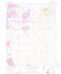 Elsmere Colorado Historical topographic map, 1:24000 scale, 7.5 X 7.5 Minute, Year 1961