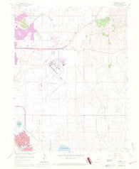 Elsmere Colorado Historical topographic map, 1:24000 scale, 7.5 X 7.5 Minute, Year 1961