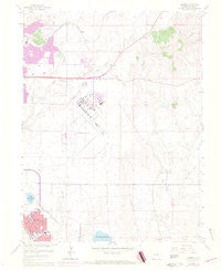Elsmere Colorado Historical topographic map, 1:24000 scale, 7.5 X 7.5 Minute, Year 1961
