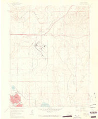 Elsmere Colorado Historical topographic map, 1:24000 scale, 7.5 X 7.5 Minute, Year 1961