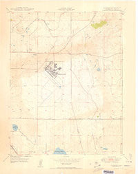 Elsmere Colorado Historical topographic map, 1:24000 scale, 7.5 X 7.5 Minute, Year 1950