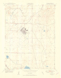 Elsmere Colorado Historical topographic map, 1:24000 scale, 7.5 X 7.5 Minute, Year 1950
