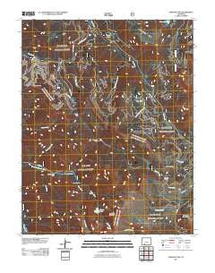 Elwood Pass Colorado Historical topographic map, 1:24000 scale, 7.5 X 7.5 Minute, Year 2011
