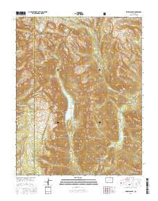 Emerald Lake Colorado Current topographic map, 1:24000 scale, 7.5 X 7.5 Minute, Year 2016
