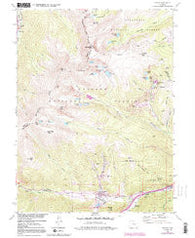 Empire Colorado Historical topographic map, 1:24000 scale, 7.5 X 7.5 Minute, Year 1958