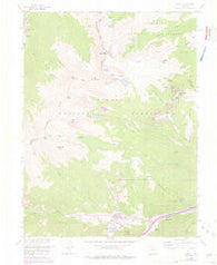 Empire Colorado Historical topographic map, 1:24000 scale, 7.5 X 7.5 Minute, Year 1958