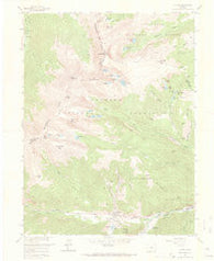 Empire Colorado Historical topographic map, 1:24000 scale, 7.5 X 7.5 Minute, Year 1958