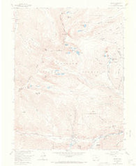 Empire Colorado Historical topographic map, 1:24000 scale, 7.5 X 7.5 Minute, Year 1958