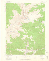 Empire Colorado Historical topographic map, 1:24000 scale, 7.5 X 7.5 Minute, Year 1958