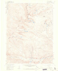 Empire Colorado Historical topographic map, 1:24000 scale, 7.5 X 7.5 Minute, Year 1958