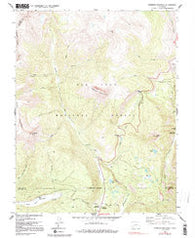 Engineer Mountain Colorado Historical topographic map, 1:24000 scale, 7.5 X 7.5 Minute, Year 1960