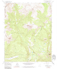 Engineer Mountain Colorado Historical topographic map, 1:24000 scale, 7.5 X 7.5 Minute, Year 1960