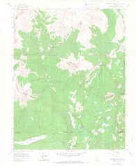 Engineer Mountain Colorado Historical topographic map, 1:24000 scale, 7.5 X 7.5 Minute, Year 1960