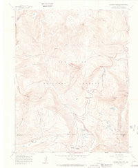 Engineer Mountain Colorado Historical topographic map, 1:24000 scale, 7.5 X 7.5 Minute, Year 1960