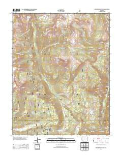 Engineer Mountain Colorado Historical topographic map, 1:24000 scale, 7.5 X 7.5 Minute, Year 2013