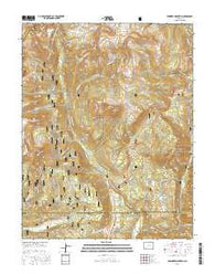 Engineer Mountain Colorado Current topographic map, 1:24000 scale, 7.5 X 7.5 Minute, Year 2016