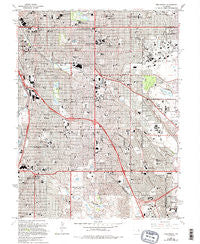Englewood Colorado Historical topographic map, 1:24000 scale, 7.5 X 7.5 Minute, Year 1965