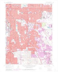 Englewood Colorado Historical topographic map, 1:24000 scale, 7.5 X 7.5 Minute, Year 1965