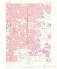 Englewood Colorado Historical topographic map, 1:24000 scale, 7.5 X 7.5 Minute, Year 1965