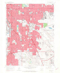 Englewood Colorado Historical topographic map, 1:24000 scale, 7.5 X 7.5 Minute, Year 1965