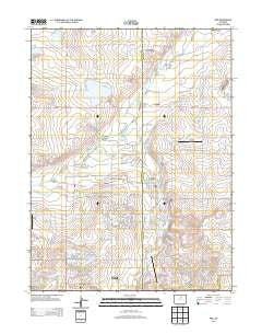 Erie Colorado Historical topographic map, 1:24000 scale, 7.5 X 7.5 Minute, Year 2013