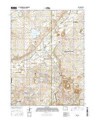 Erie Colorado Current topographic map, 1:24000 scale, 7.5 X 7.5 Minute, Year 2016