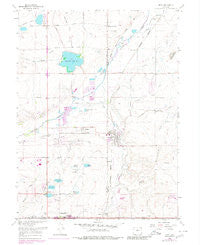 Erie Colorado Historical topographic map, 1:24000 scale, 7.5 X 7.5 Minute, Year 1967